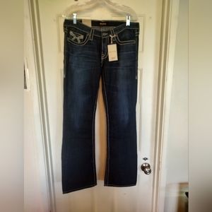 Big Star Women's Boot Cut Jeans - Dark Blue